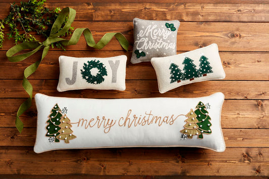 Merry Christmas Lumbar Pillow