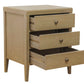 York 3 Drawer Side Table