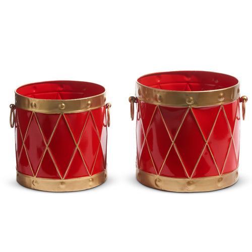 Christmas Drum Containers