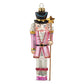 Pink Nutcracker Glass Ornament