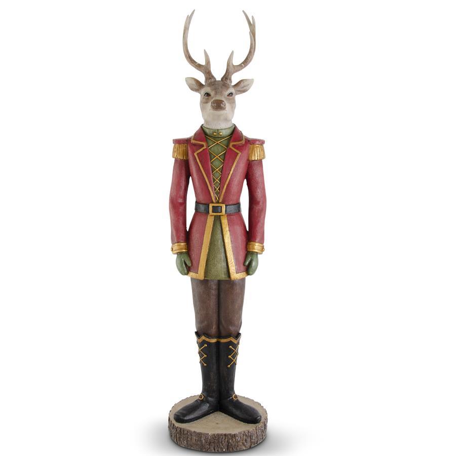 52" Deer Solider Statue