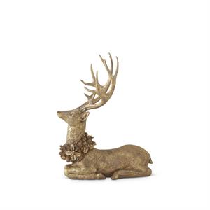 Gold Holiday Deer