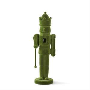 Wooden Green Velvet Nutcrackers