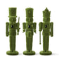 Wooden Green Velvet Nutcrackers