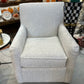 Parchment Swivel Glider