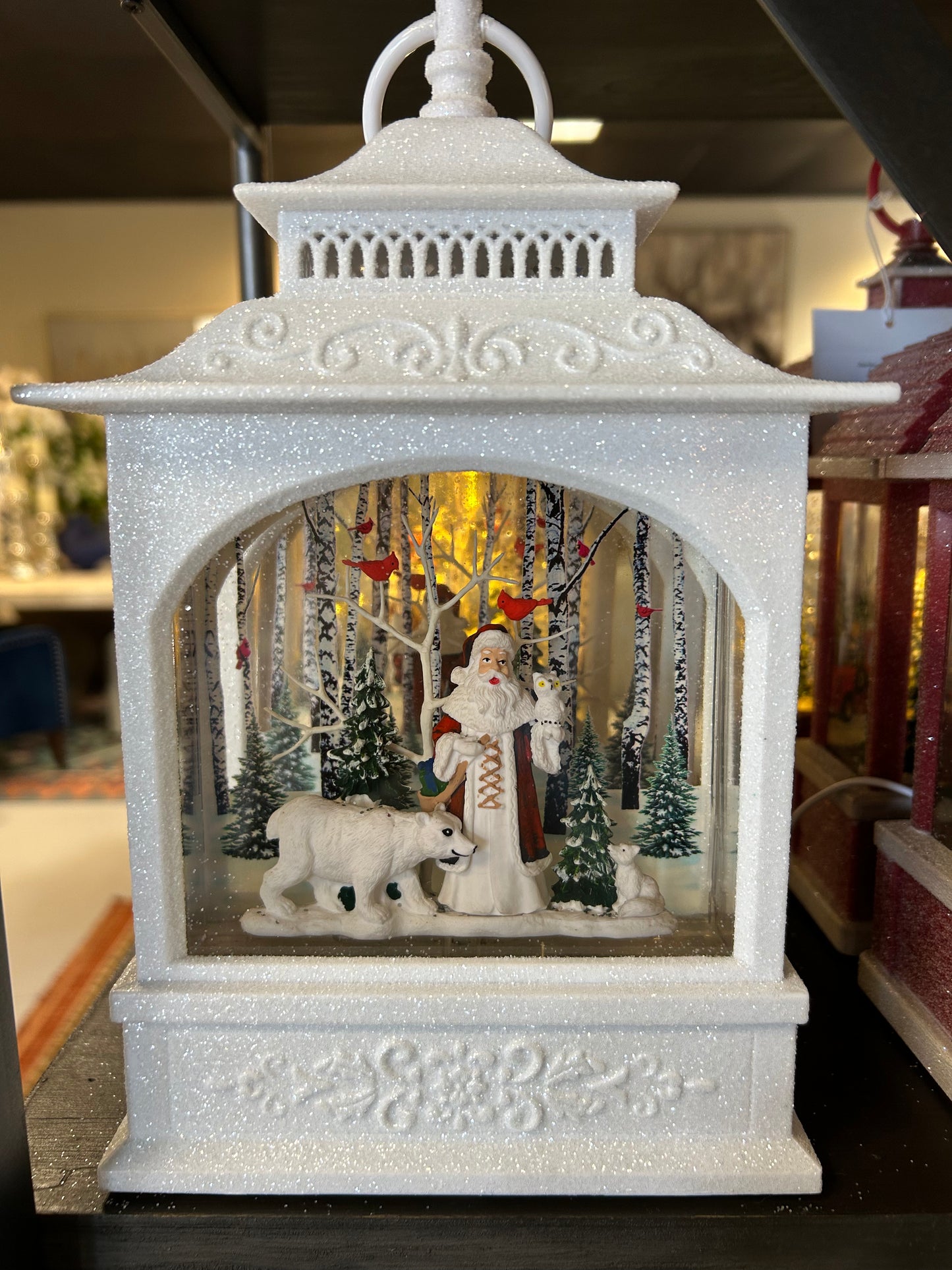 Santa & Polar Bear Snow Globe