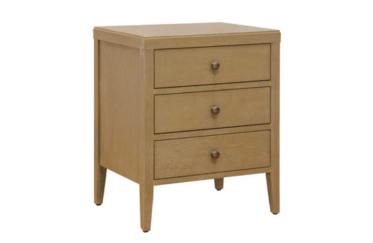 York 3 Drawer Side Table