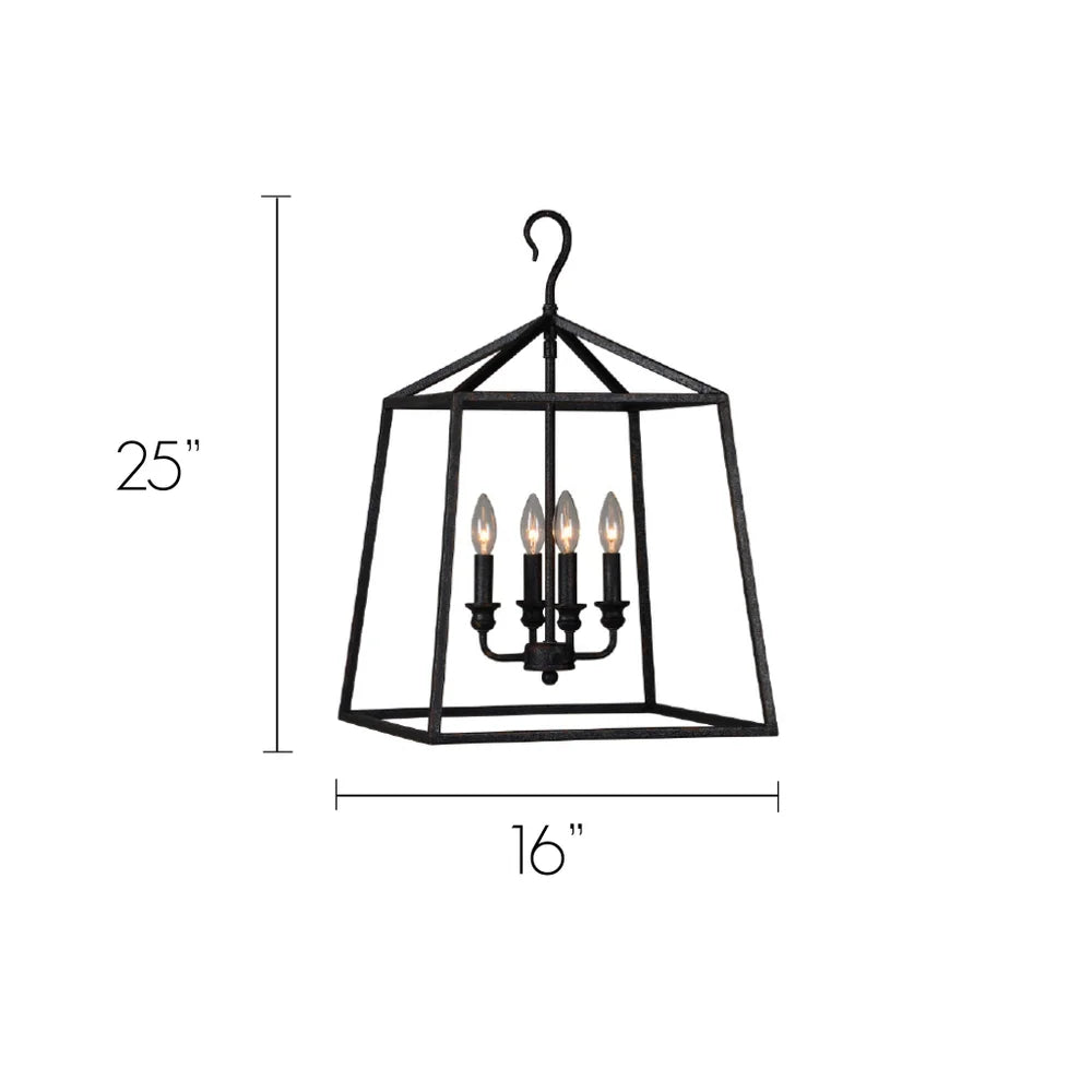 Darby 4 Light Pendant