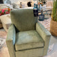 Green Swivel Accent Chair