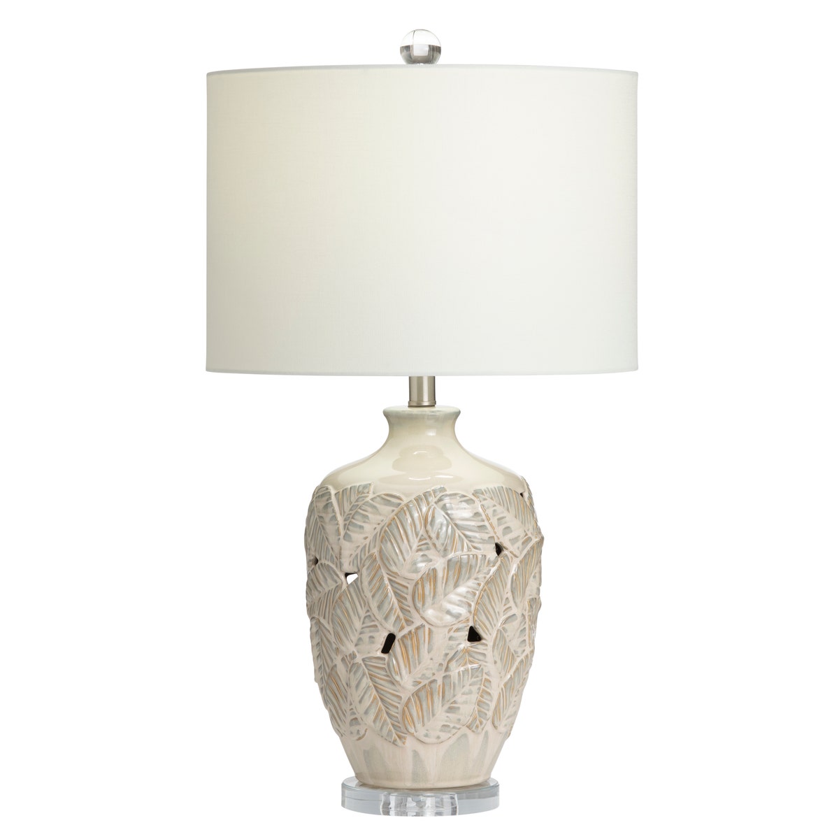 Crestview Coastal Leaf Table Lamp