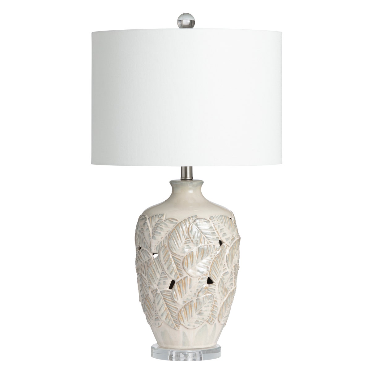 Crestview Coastal Leaf Table Lamp