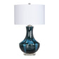 Crestview Maya Glazed Table Lamp