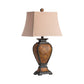 Crestview Tooled Leather Table Lamp