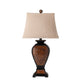 Crestview Tooled Leather Table Lamp