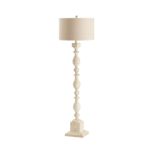 Crestview Wood Post Floor Lamp