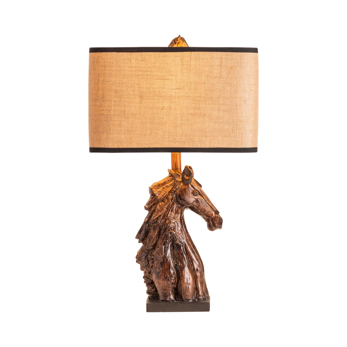 Crestview Horse Bust Table Lamp