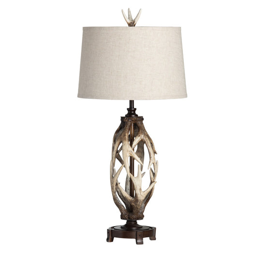 Crestview Billings Antler Table Lamp