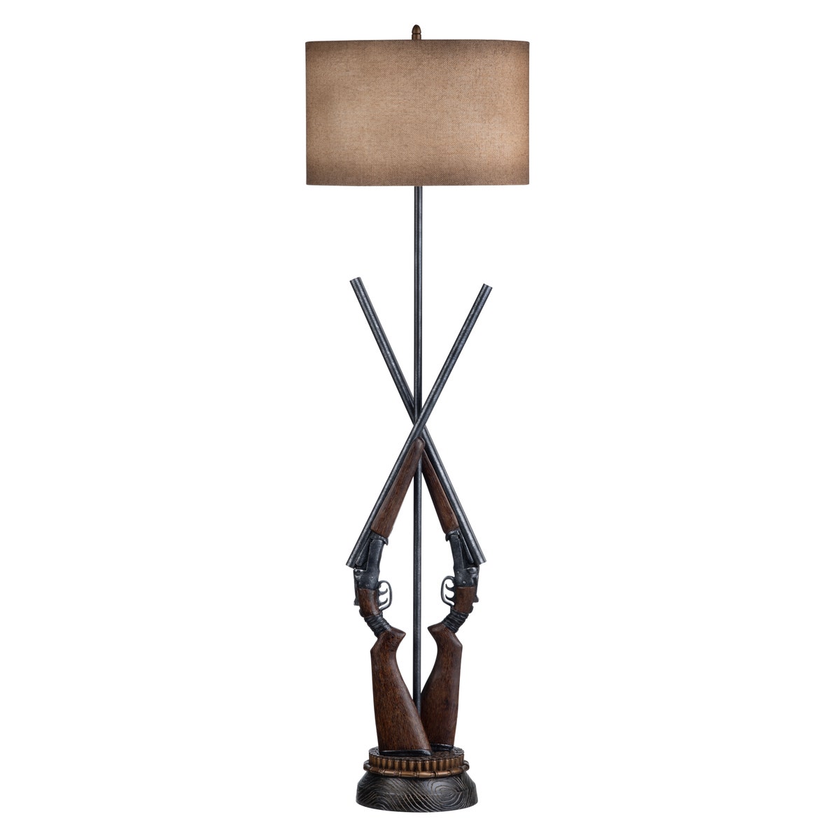 Crestview Double Barrel Floor Lamp