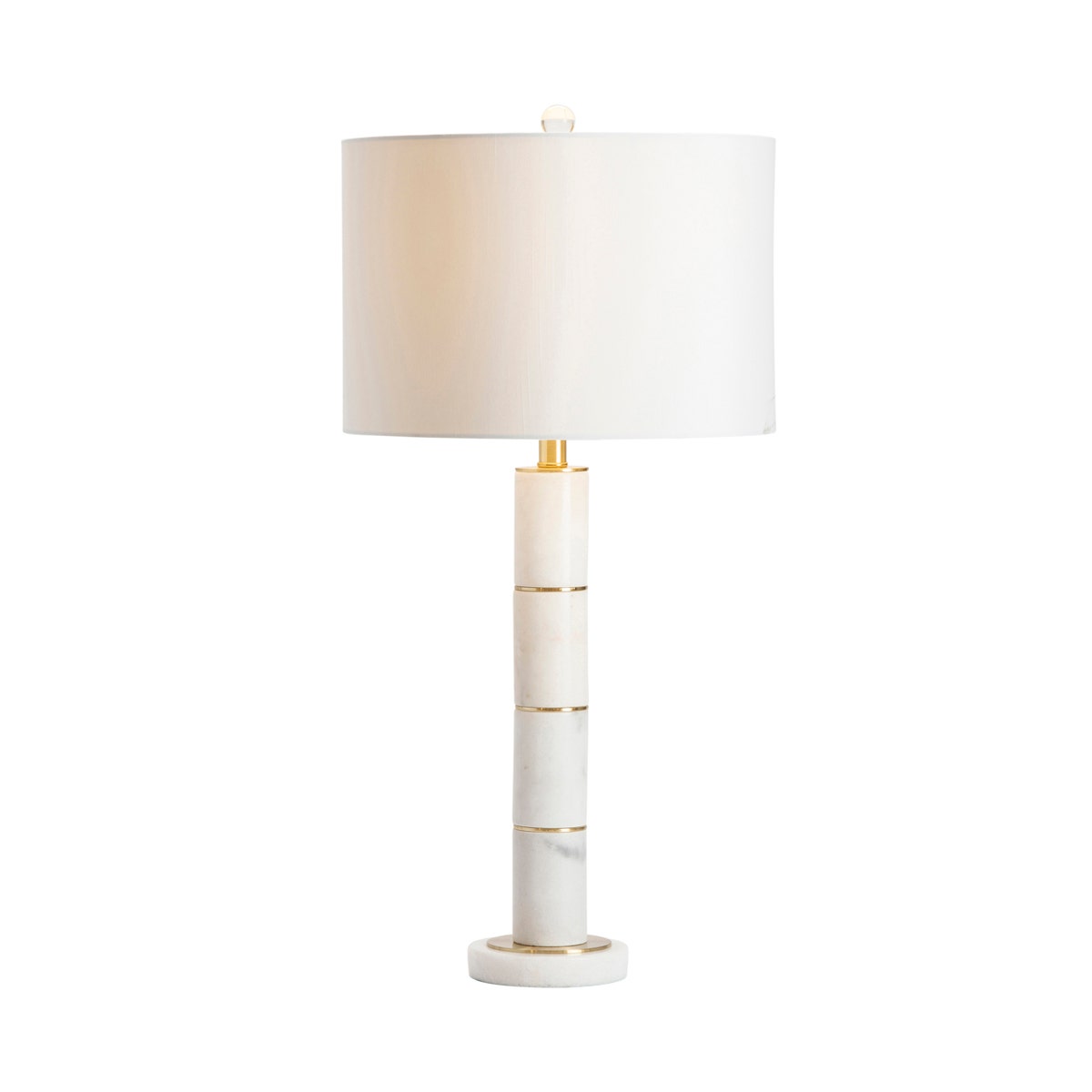 Crestview Marble Column Table Lamp