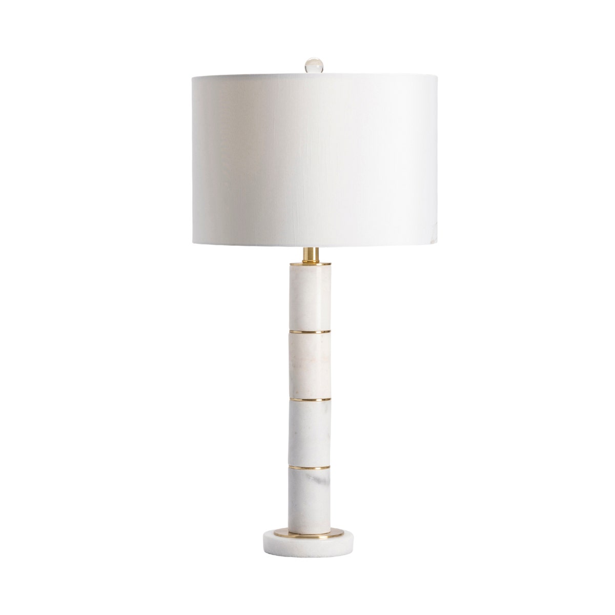 Crestview Marble Column Table Lamp