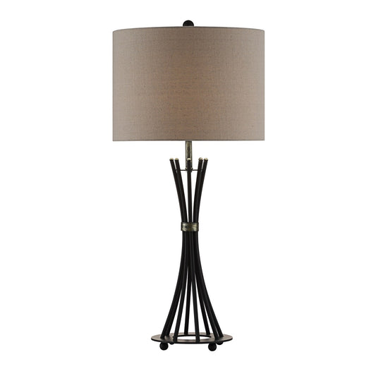 Crestview Quinn Banded Rods Table Lamp