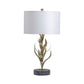 Crestview Kendrick Free Form Leaves Table Lamp