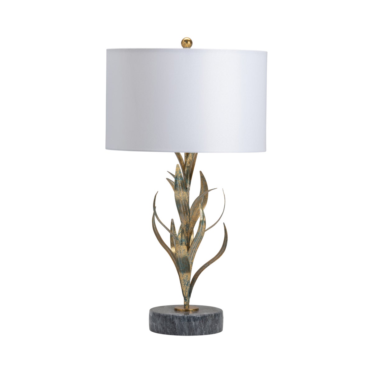 Crestview Kendrick Free Form Leaves Table Lamp