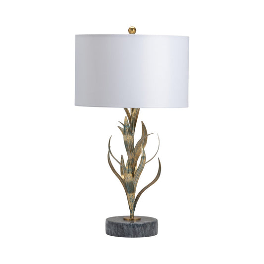 Crestview Kendrick Free Form Leaves Table Lamp