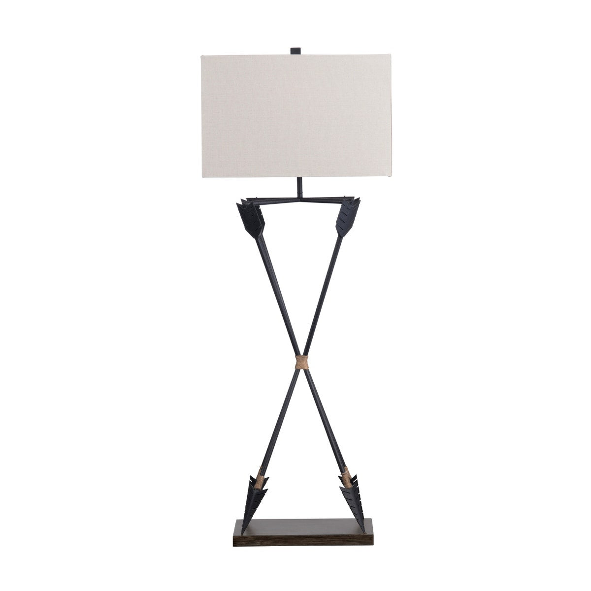 Crestview Colson Arrows Table Lamp