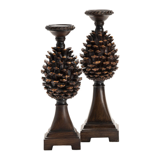 Crestview Pine Bluff Candleholders