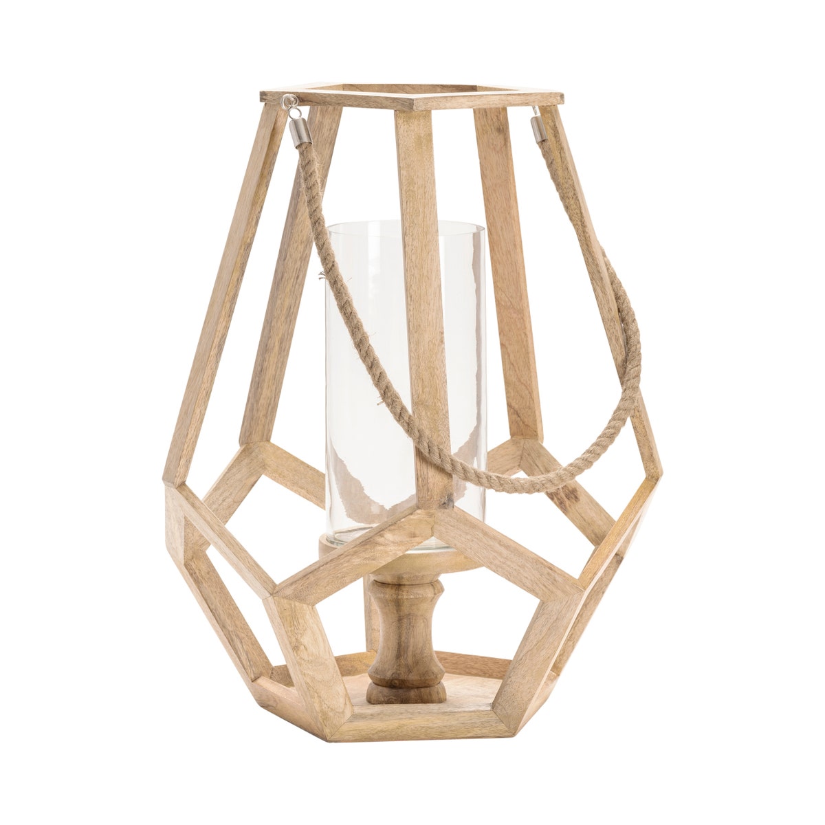 Crestview Myers Large Candle Holder with Hemp Handle I