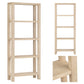 Crestview Providence 4 Shelf Rafia Etagere