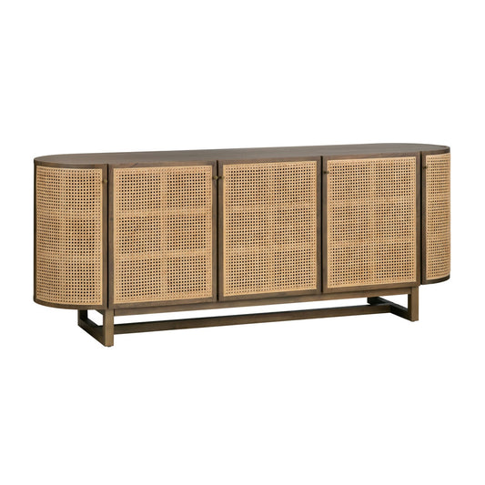 Crestview Collection Domingo Cane Sideboard CVFDR1033