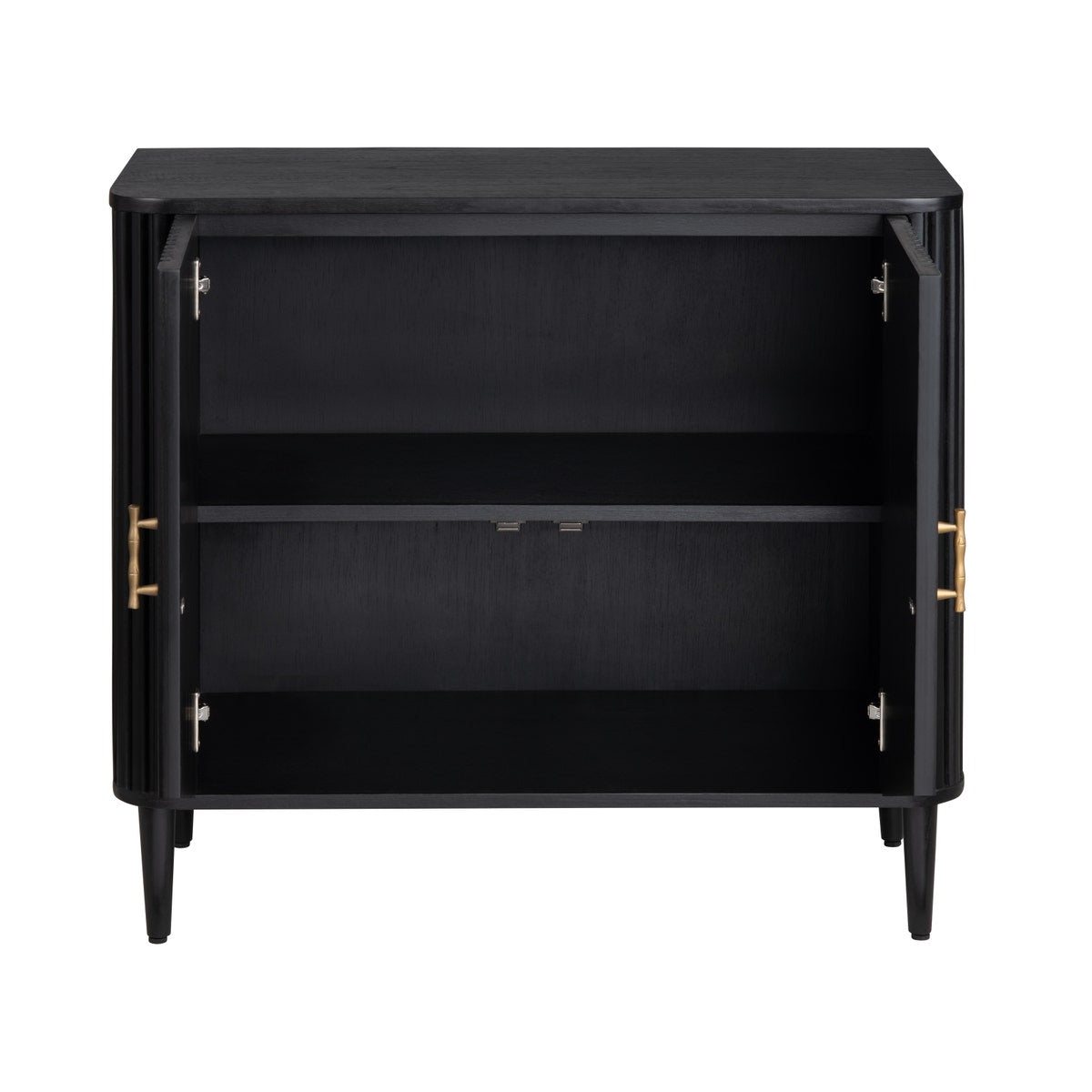 Crestview Collection Camden Black Two Door Cabinet CVFDR1040