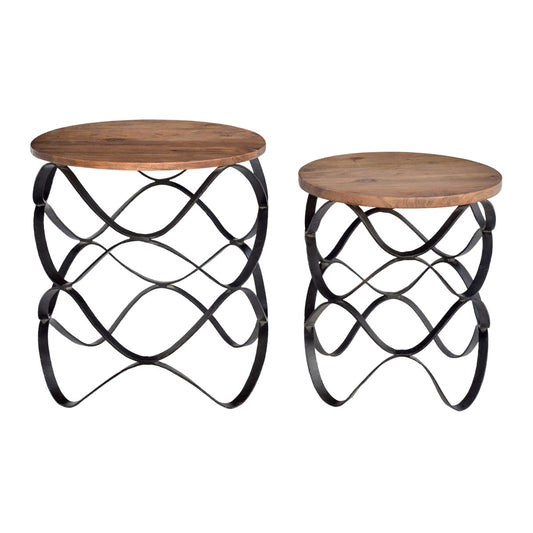 Crestview Collection Townsend Accent Table Set CVFNR403