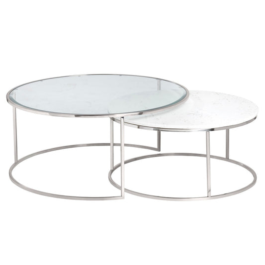 Crestview Collection S/2 Cellini Nested Cocktail Table CVFNR4510