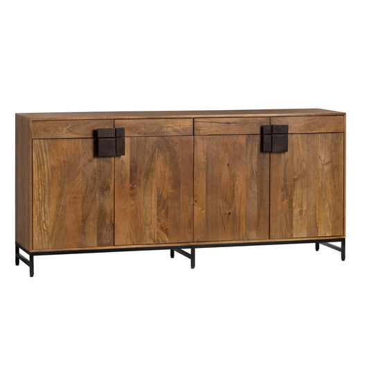 Crestview Collection Ventura 4-Door, 4-Drawer Media Credenza CVFNR4519