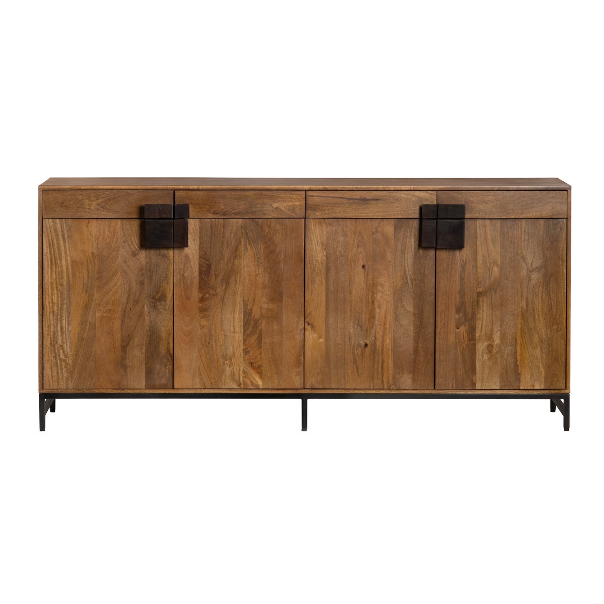 Crestview Collection Ventura 4-Door, 4-Drawer Media Credenza CVFNR4519