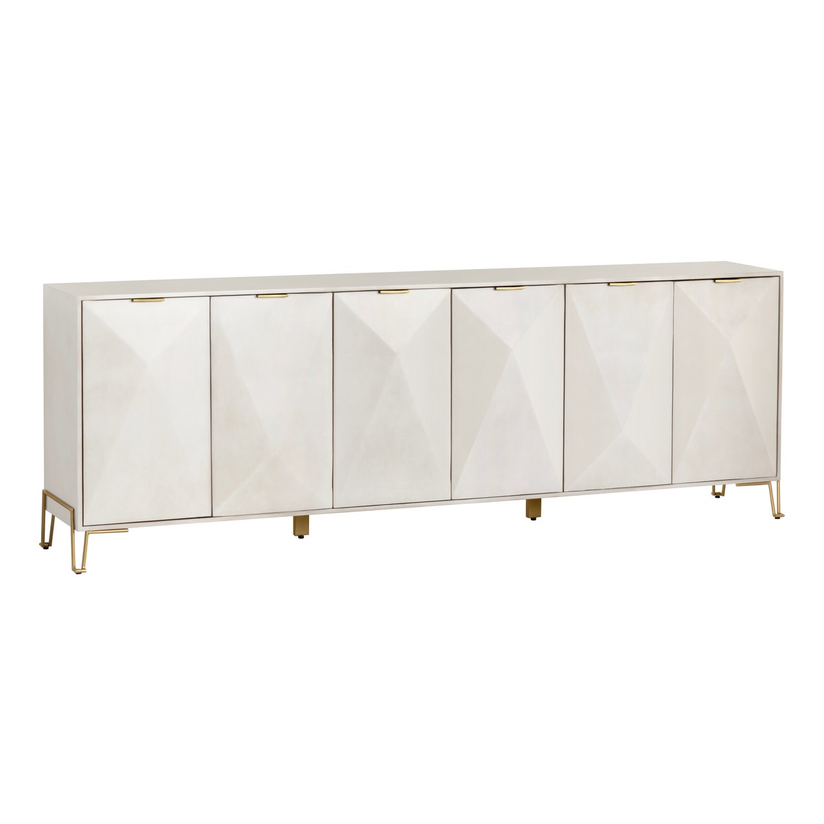 Crestview Collection Teagan Six-Door Sideboard CVFNR4522