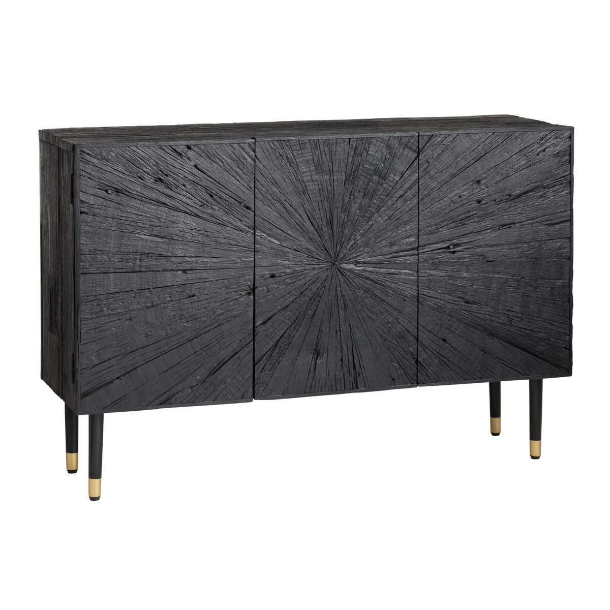 Crestview Collection Obsidian Three-Door Sideboard CVFNR4564