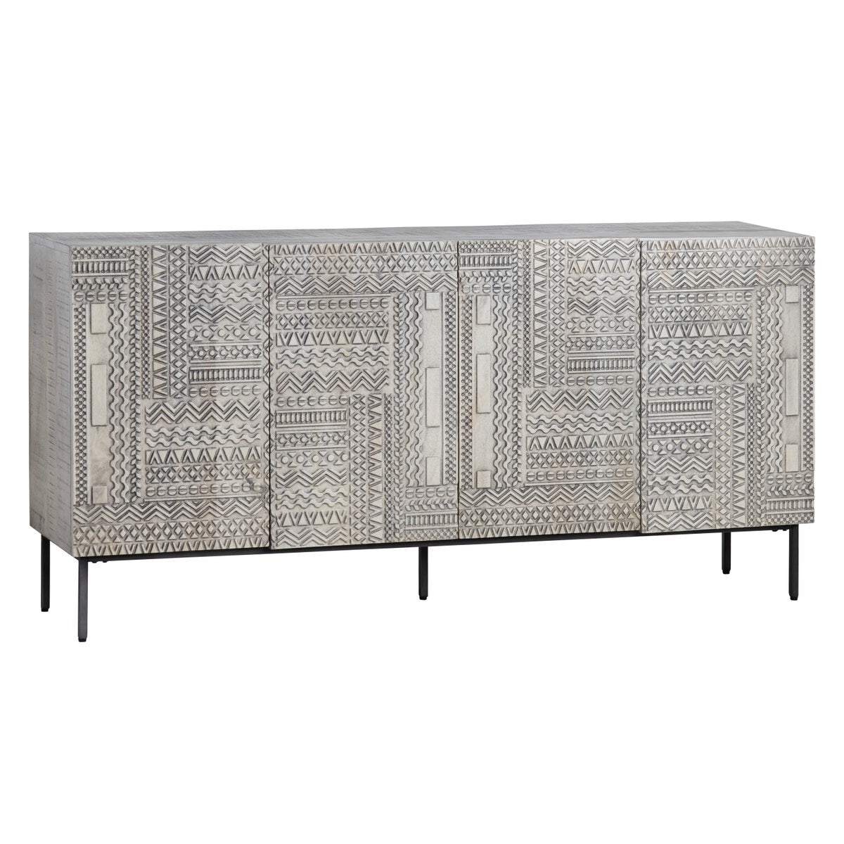 Crestview Collection Tulum Four-Door Sideboard CVFNR4582