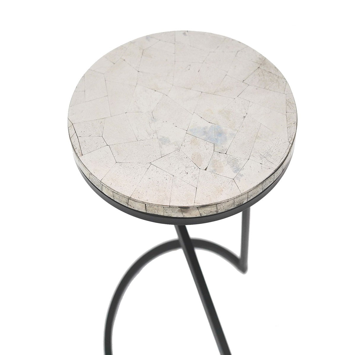 Crestview Collection Sullivan Silver Pyrite Accent Table CVFNR4598