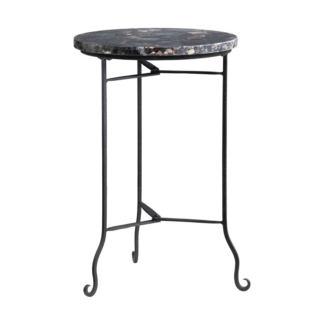 Crestview Collection Pennington Petrified Wood Accent Table CVFNR4599