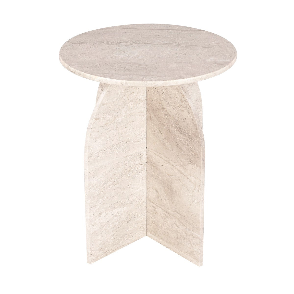 Crestview Collection Florence Dyna Marble Side Table CVFNR4633