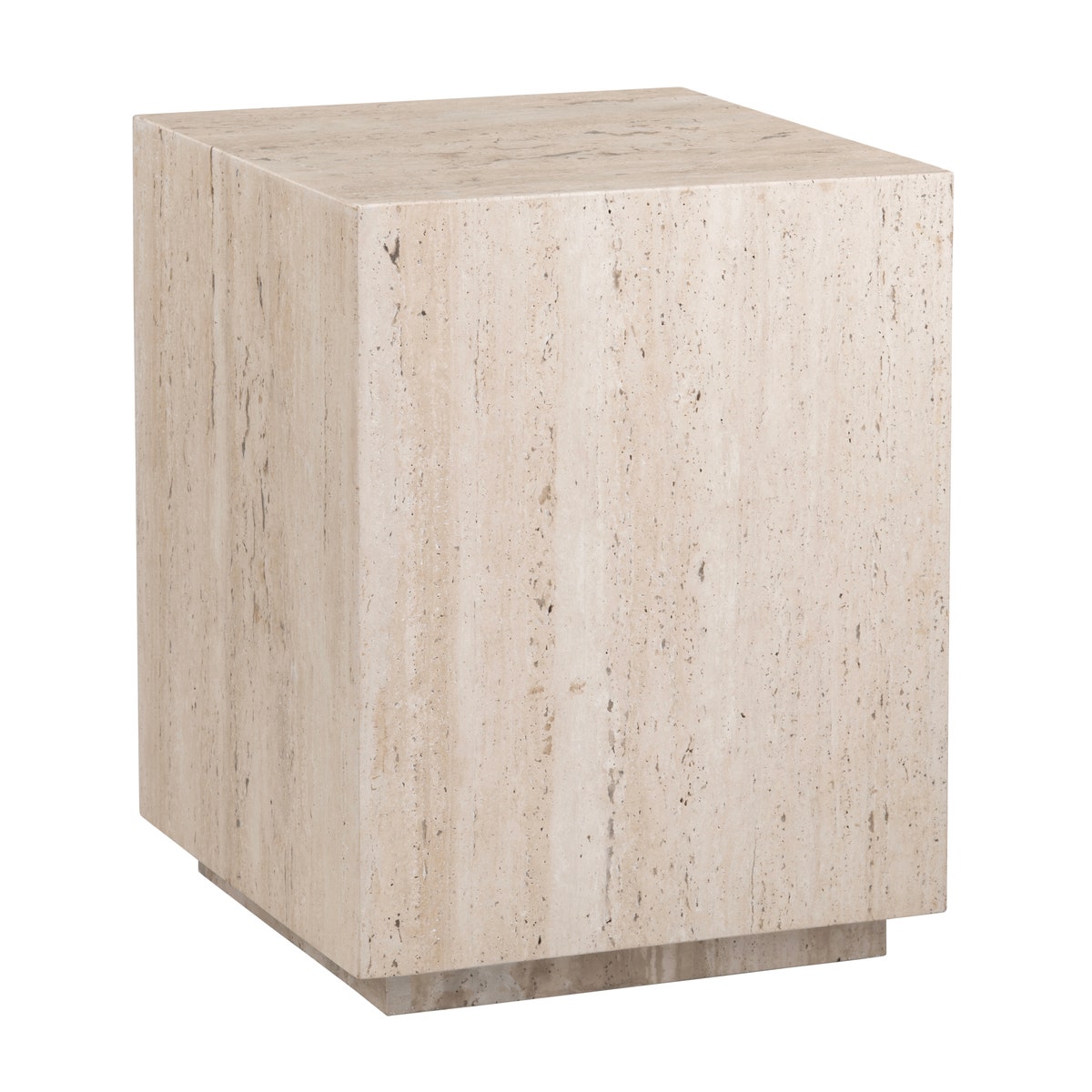 Crestview Collection Palermo Travertine End Table CVFNR4641