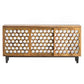 Crestview Collection Bengal Manor Honeycomb Sideboard CVFNR475