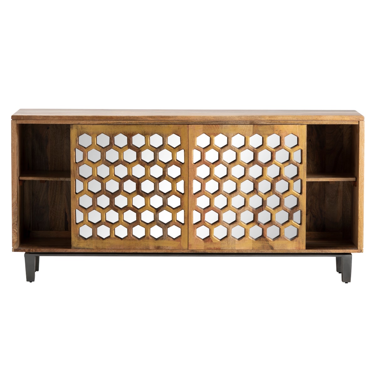 Crestview Collection Bengal Manor Honeycomb Sideboard CVFNR475