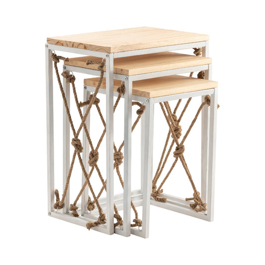 Crestview Collection St. Augustine Nesting Table CVFNR5017