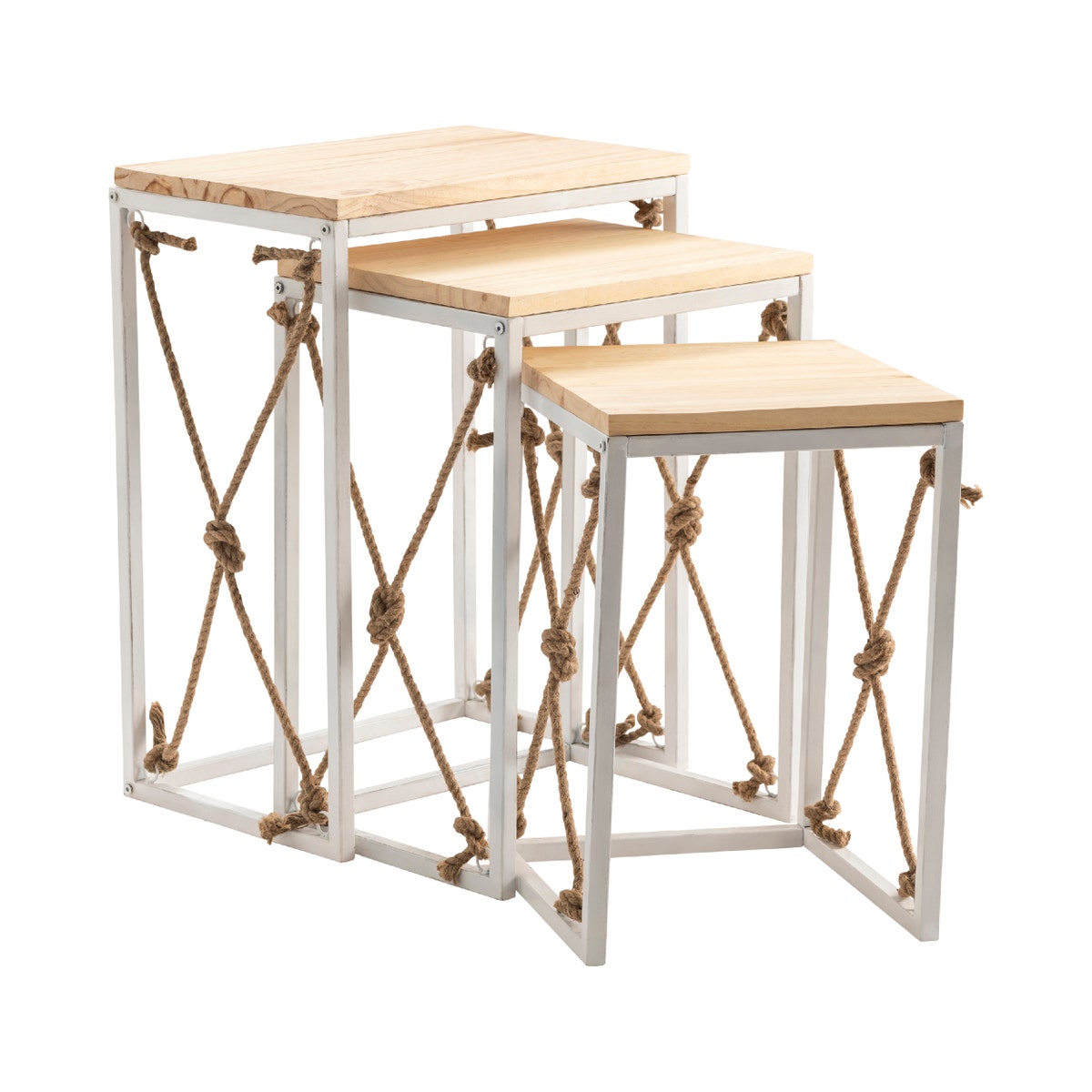 Crestview Collection St. Augustine Nesting Table CVFNR5017