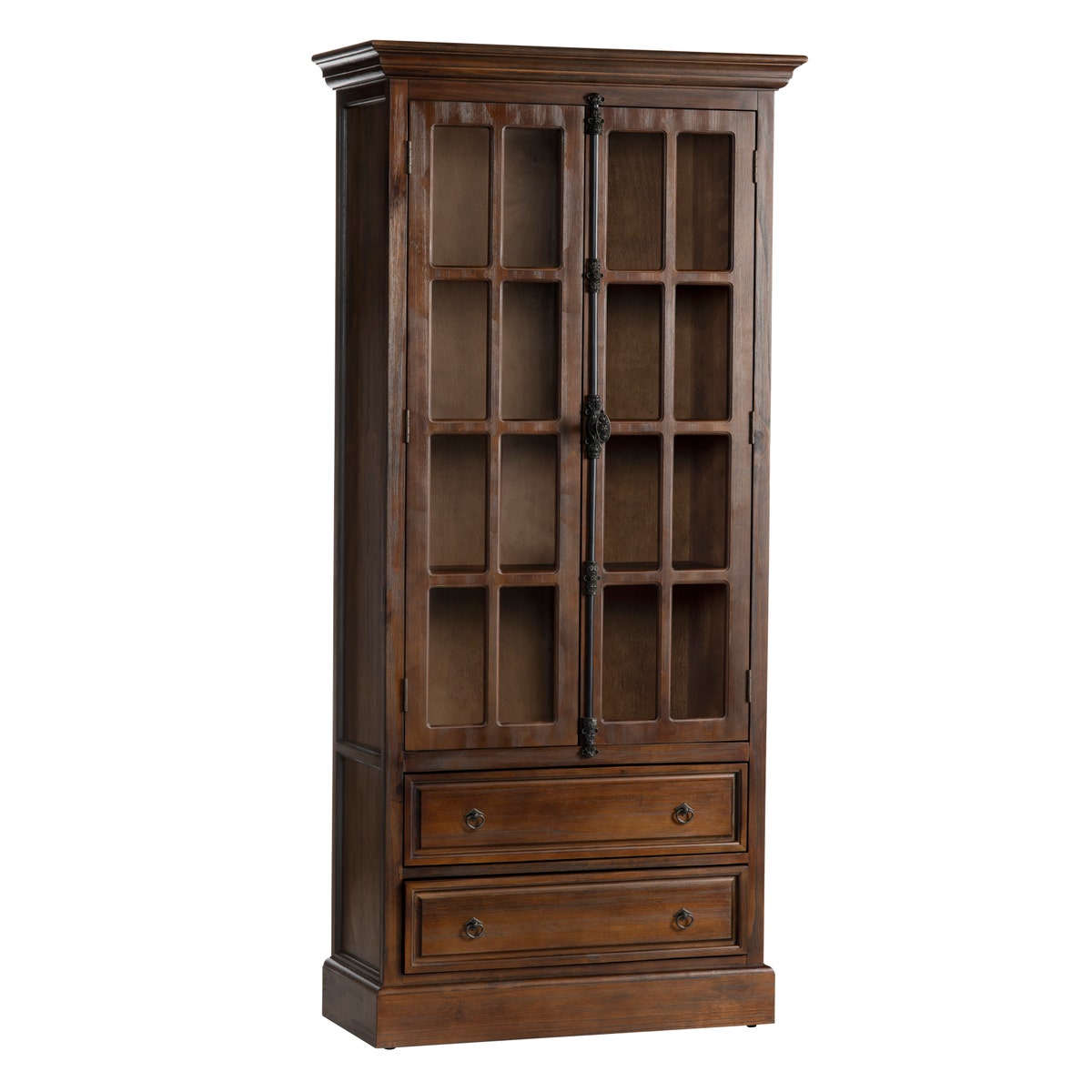 Crestview Collection Rutherford Curio Cabinet CVFVR8005